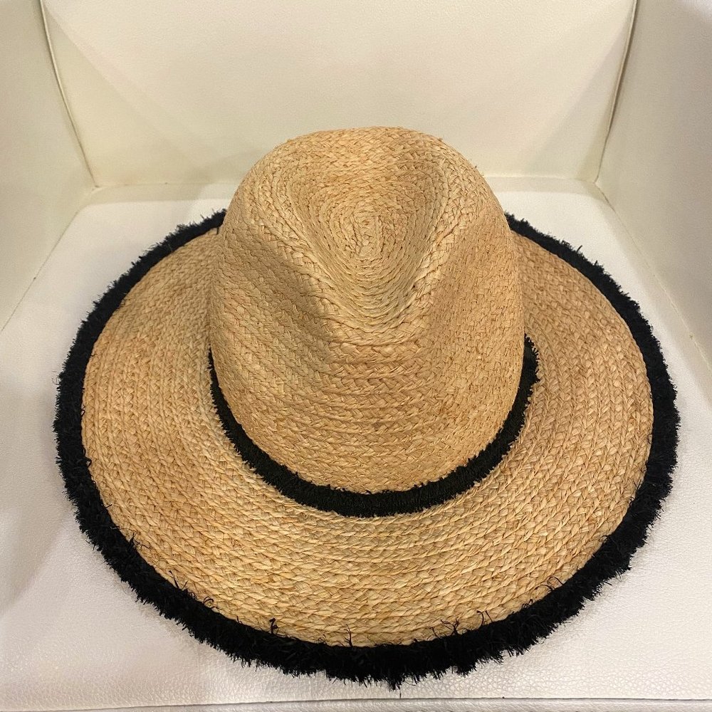 COPY - Summer and Rose Fedora Straw and Black Hat